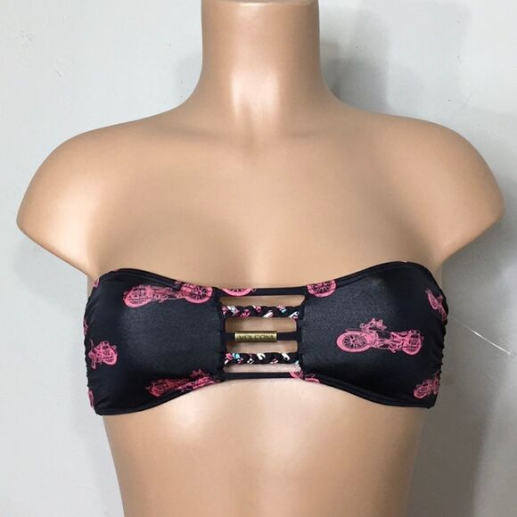 New. Volcom motorcycle bandeau bikini top. - Picture 2 of 8